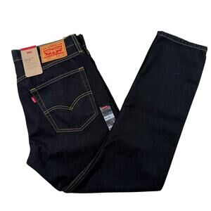 NWT Levi's 512 Slim Taper Mens Size 36x30 Dark Blue Jeans
